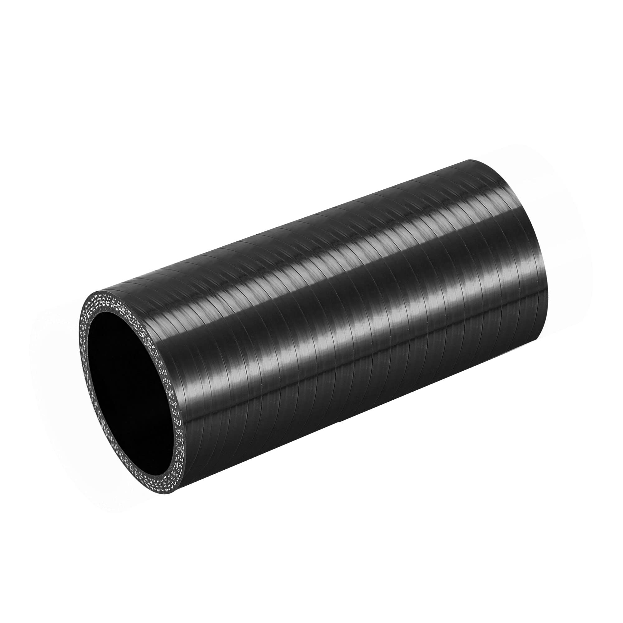 X AUTOHAUX 25mm 0.98" ID Straight Silicone Coupler Pipe for Auto 76mm
