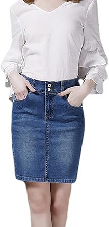 amazon uk denim skirts