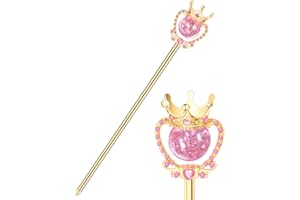 HAIQILIN Queen Scepter Crystal Magic Wand for Birthday Party Prom Sceptor