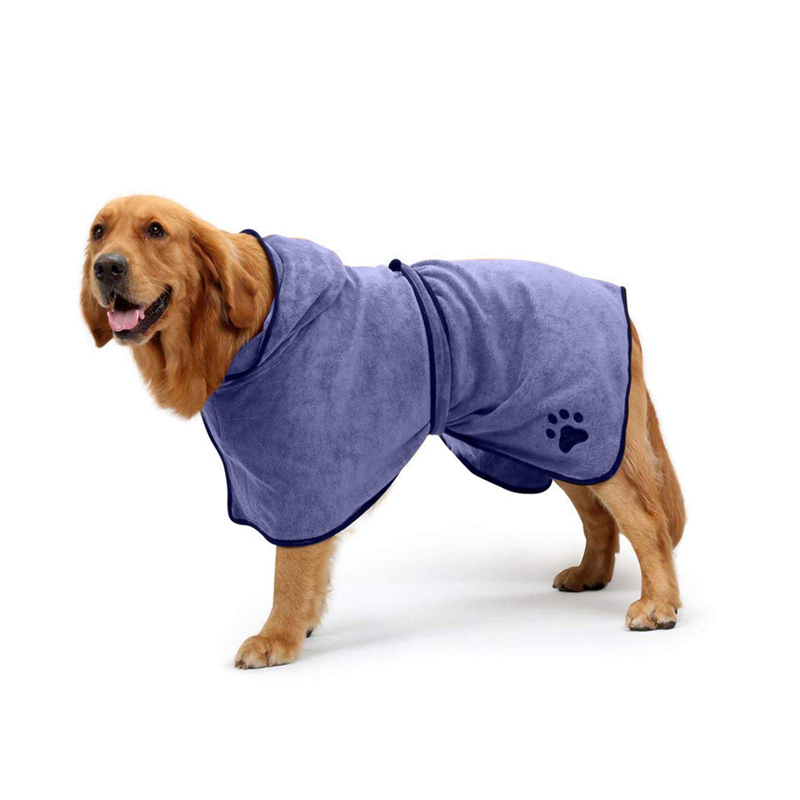PETCUTE Dog Drying Towel Dog Bathrobe Dog Robe Dog Pajamas Absorbent Dog Towels for Small Medium Large dog — image 1