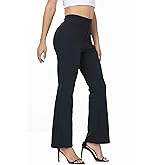 NVbeaut Womens Wide Leg Dress Pants Business Casual Work Trousers High Waisted with Pockets Trendy Stretch Office Slacks