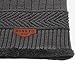 JustOneStyle Men Soft Stretch Cable Knit Lined Thick Warm Winter Wool Slouchy Beanies Hat (A-Gray)