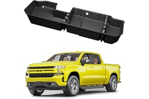 KINGGERI Under Seat Storage Boxes Compatible with 2019-2026 Chevy Chevrolet Silverado 1500/GMC Sierra 1500, 2020-2026 Silverado/Sierra 2500HD/3500HD, Crew/Double Cab Rear Underseat Storage Accessories