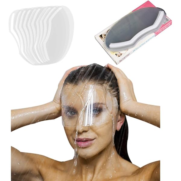 Lot de 2 boucliers transparents pour la douche, protection réglable des sourcils et des cils après chirurgie pour adultes, lunettes de travail pour extensions de cils Lot de 2 boucliers transparents pour la douche, protection réglable des sourcils et des cils après chirurgie pour adultes, lunettes de travail pour extensions de cils