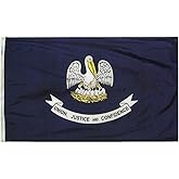 Annin Flagmakers Louisiana State Flag USA-Made to Official State Design Specifications, 4 x 6 Feet (Model 142170)