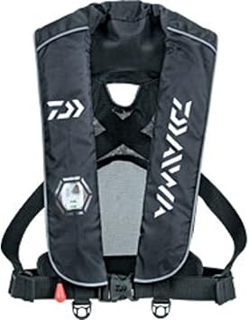 Amazon ダイワ Daiwa ライフジャケット Df 03 手動 自動膨張式 ブラック フリー ウォッシャブル ダイワ Daiwa ライフジャケット フローティングベスト