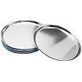 UXILAII SCIENTIFIC Sample Pans, Aluminum Pans Size 3.94 inch for MA Series Moisture Analyzers (Pack of 50)