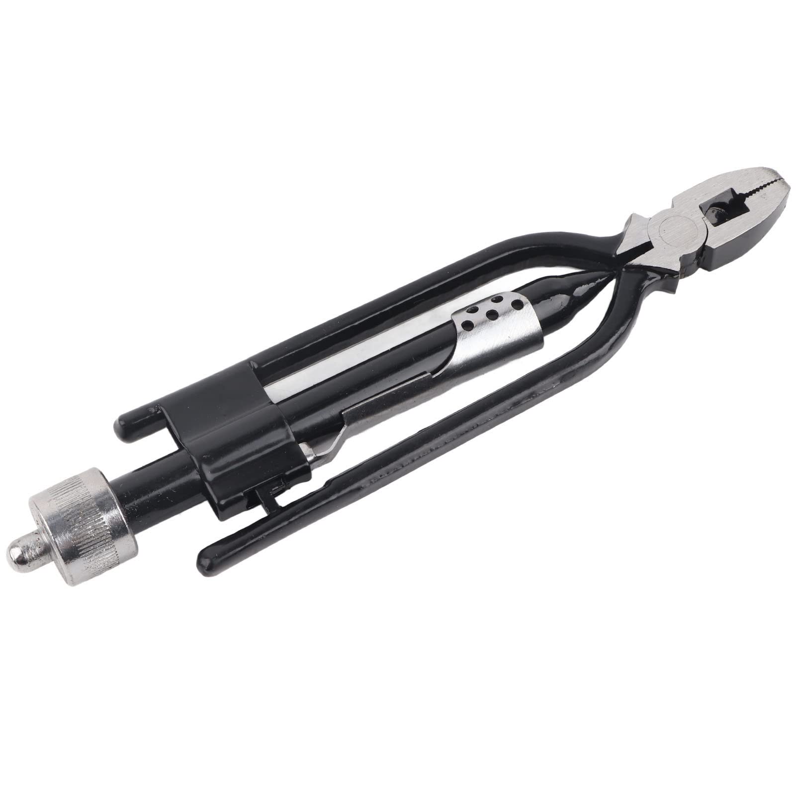 Photo 1 of 6in Safety Wire Pliers, High Carbon Steel Twisting Tool for Fasteners, Electrical Connections, Heavy Duty Construction with Locking Jaws, 10-1/2 inch Total Length