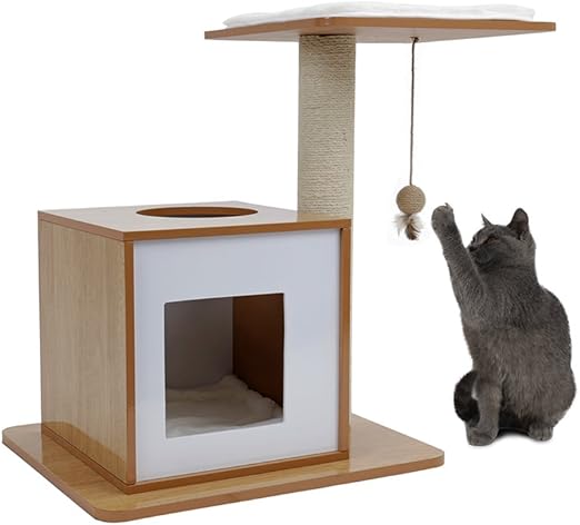 Pawz Road mueble de gato caja de Luxe griffoir en yute árbol de gato centro de