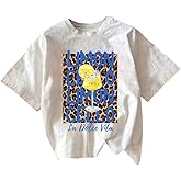 SweatyRocks Women's Leopard Fruit Shirts Casual Short Sleeve Graphic Tees Cute Summer T Shirt