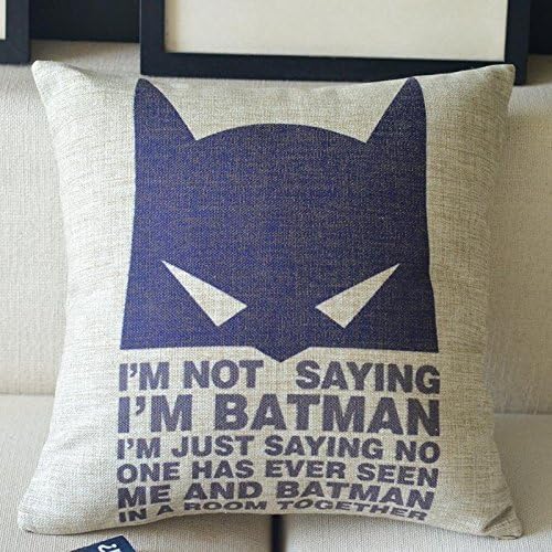 JGArtStore Batman and Joker Movie Poster Ikea cotton linen burlap decorative throw pillows cushions covers case for