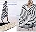 LJKEN Indian Mandala Round Roundie Beach Throw, Tassel Fringing Cotton Throw Tapestry Yoga Mat Table Cloth Hippy Boho Gypsy Tablecloth Wall Hanging