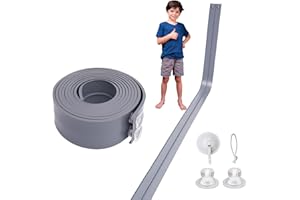 LEEUDCOI Flex Track 15 Ft Starter Set with Suction Cups Compatible with Hot Wheels and Diecast 1/64th Cars for Ages 3 & Up Green Gray Orange Classic Long Rolls Up Portable Racetrack (Gray)