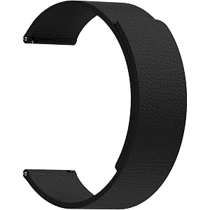 Nereides 20mm 22mm Watch Band, Quick Release Magnetic Silicone Replacement Wristband for Men Women