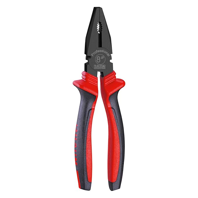 Holesalemart Baum Tools Combination Stainless Steel Cutting Plier (8