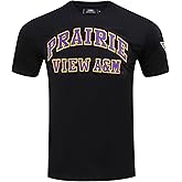 Pro Standard Mens Prairie View A&M University Classic Chenille Short Sleeve Tee Black XL