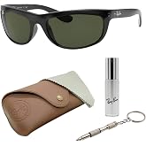Ray-Ban RB4089 BALORAMA Rectangle Sunglasses with Official Eyewear Kit