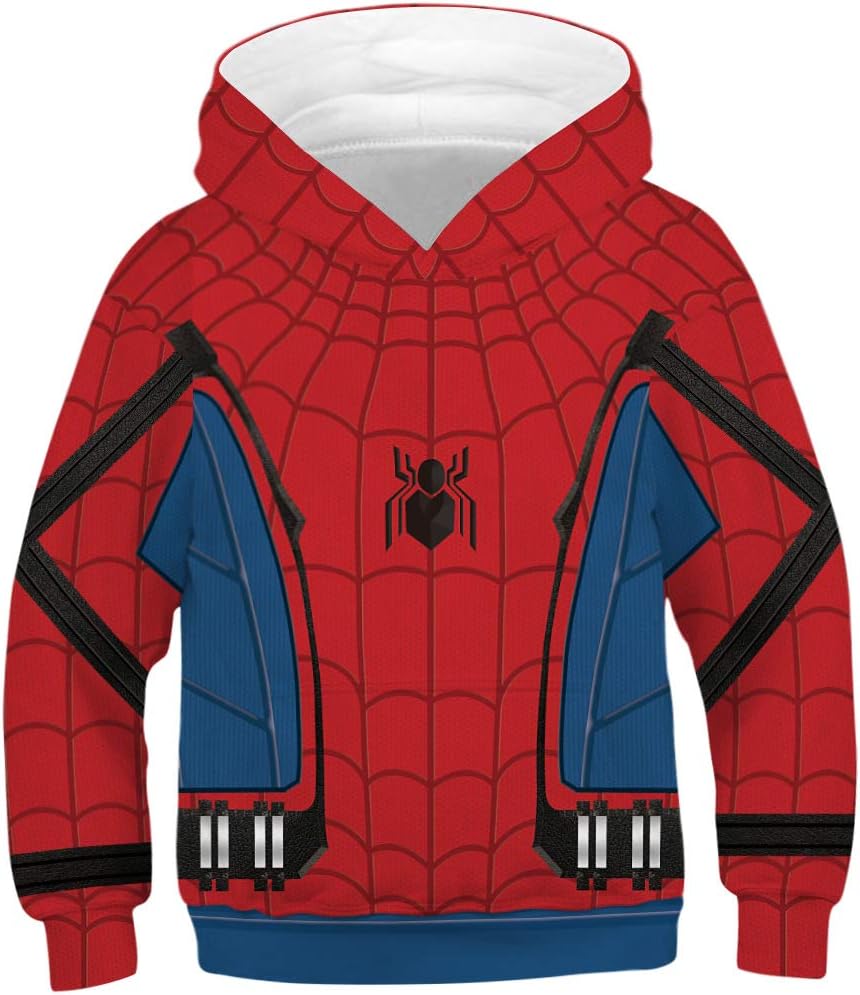 Tsyllyp Boys and Girls Popular Hoodies 3D Printed Pullover Hooded Sweatshirts