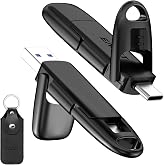 EAGET 128GB Flash Drive with Dual USB-C &amp; USB 3.2 Ports, Portable Thumb Drive, 560MB/s Solid State Drive for iPhone 15/16/17 Pro, Mac, PC, PS4, Android