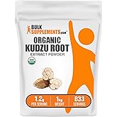 BulkSupplements.com Organic Kudzu Root Extract Powder - Kudzu Root Supplement, Herbal Supplement - Gluten Free, 1.2g per Serving, 1kg (2.2 lbs) (Pack of 1)