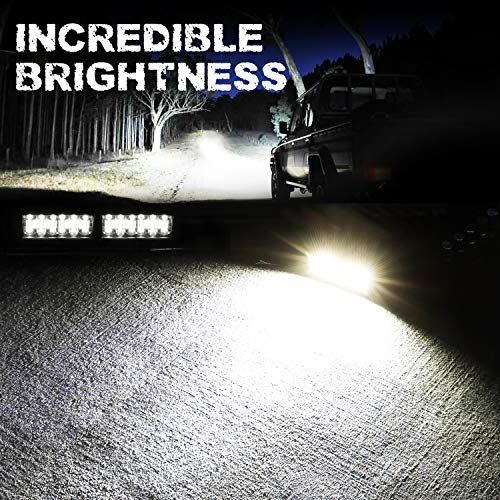 LED Light Bar, Auto Power Plus 2pcs 7 Inch LED Pods OSRAM LED Work Light Spot Flood Combo Lights Off Road Driving Lights Waterproof Fog Lights for Truck Jeep Car ATV UTV Boat, 2 Years Warranty