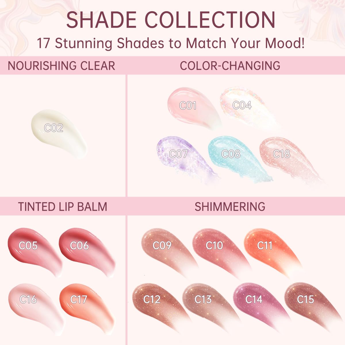 CATKIN Feuchtigkeitsspendender Lippenbalsam, Farbwechsel Lippenstift, Lippenpflege mit Farbe für Trockene & Spröde Lippen, mit Hyaluronsäure & Vitamin E, Aufpolsternd & Pflegend, Vegan, 3.5g 7
