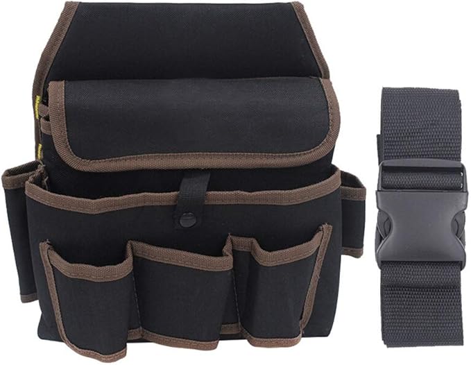 Adjustable Waist Strap Tool Belt for Men 7 Pockets Oxford Cloth Tool