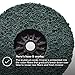 3M Clean and Strip XT Pro Extra Cut Disc, XC-DC, A/O Extra Coarse, Green, 4-1/2 in x 5/8'-11, Type 27, Pack of 1, Heavy Duty Metal Stripper Disc, Aluminum Oxide