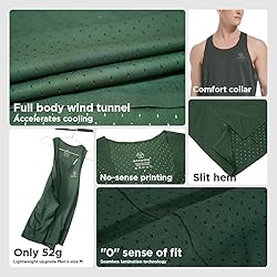 Sanken Men's Seamless Running Tank Tops Ultra