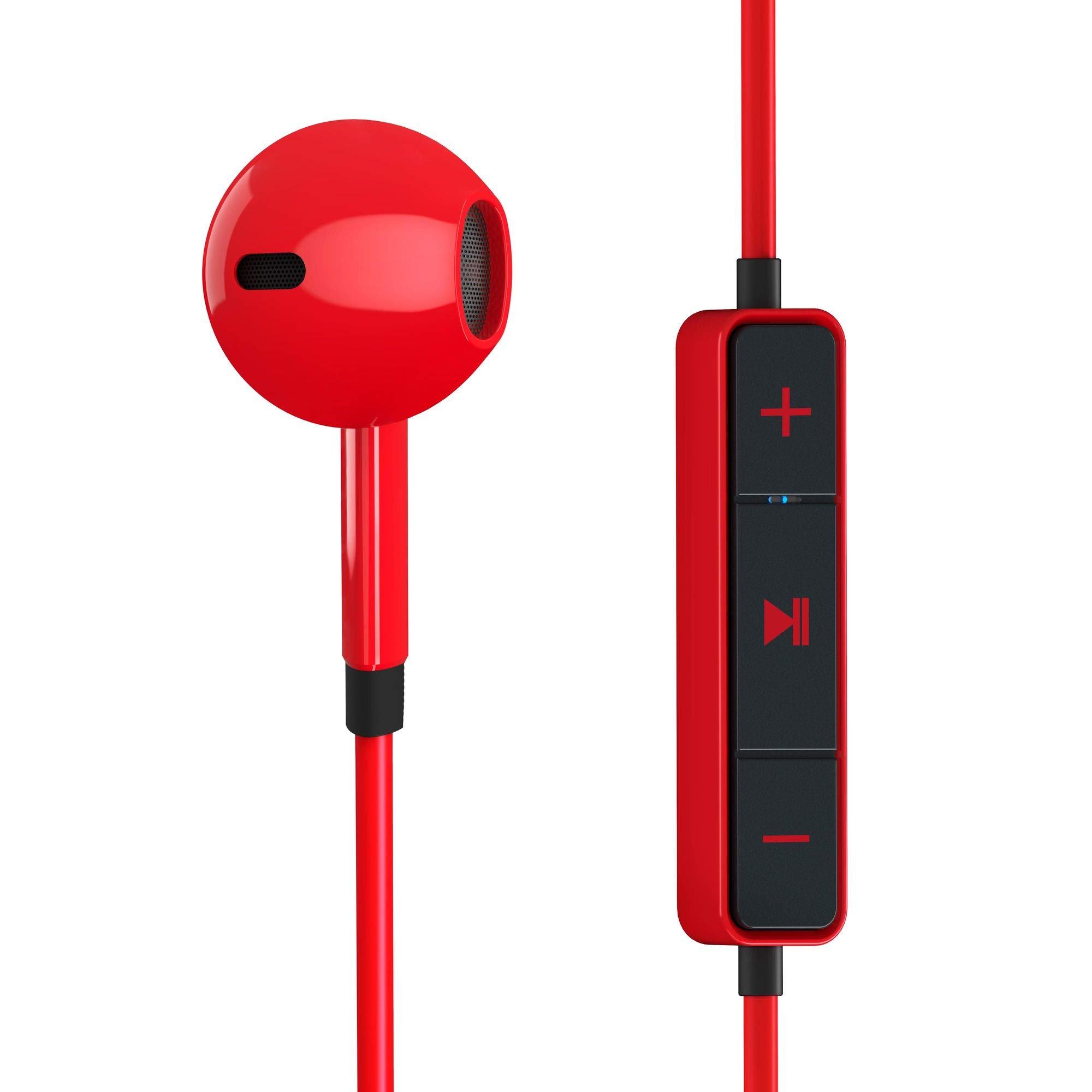 Energy Sistem Earphones 1 Bluetooth Red (Bluetooth, earbud, control talk, 5 hours battery life, flat cable)