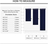 Aspire Homeware Blackout Curtains 90x72 Navy Thermal Insulated Eyelet view 6