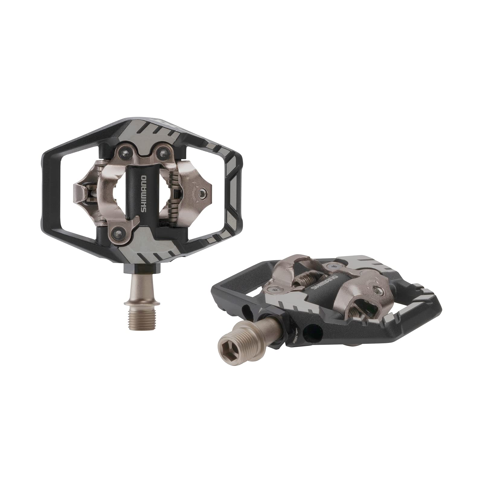 SHIMANO DEORE XT PD-M8120 SPD Pedal, Without Reflector, Includes Cleat, Black, One Size