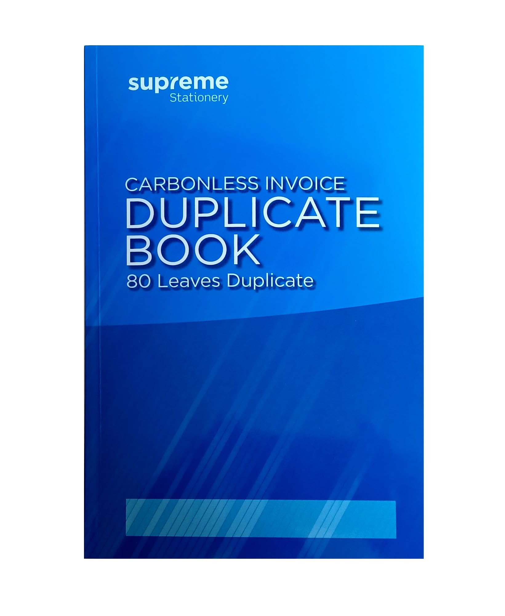 Invoice Carbonless Duplicate Book 80 Leaves Duplicate 8.5" X 5.5" Invoice Book - Pack of 2