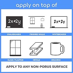 Whiteboard Wallpaper, Large 4x10 ft Peel and Stick