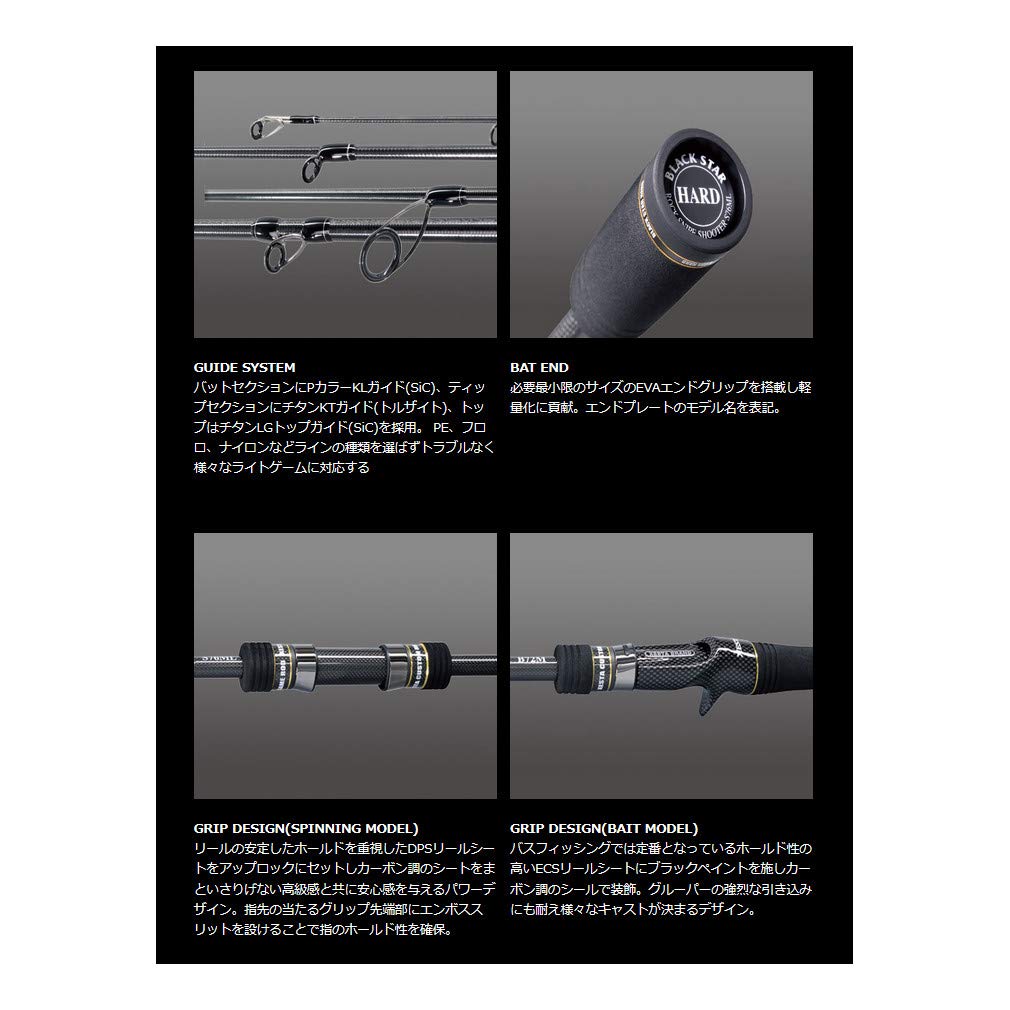 バーサタイルベイトロッカー ゼスタ Xesta B07h4fvd95 ブラックスターハードb85mhx ロックフィッシュロッド 消費税無し