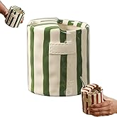 Novelty Coffee Mug Espresso Cups 10oz Ceramic Coffee Mugs Porcelain Coffee Cup Hand-Painted Striped Art With Sip Hole for Coffee Tea Heat-Resistant Non-Slip Mug(Green)