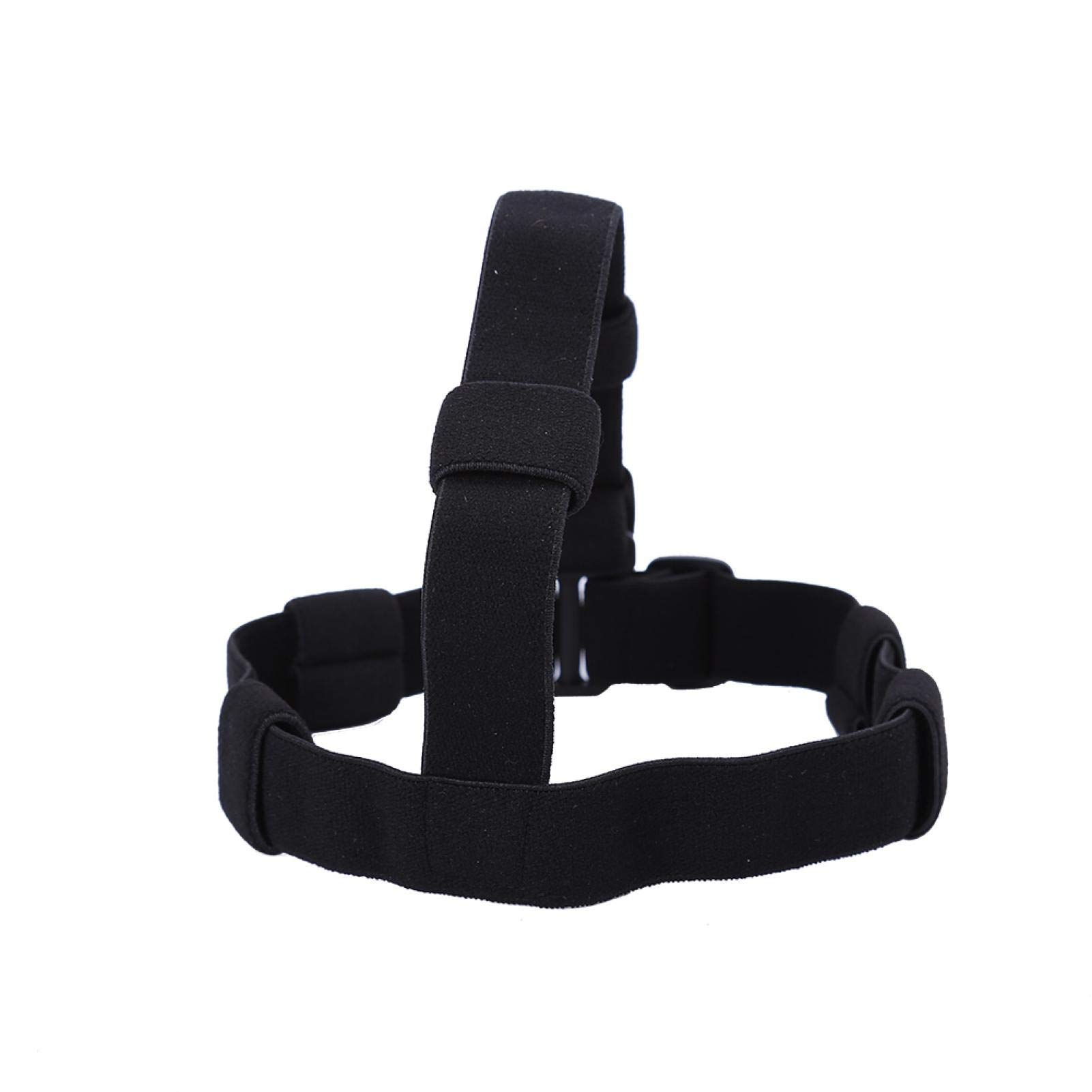 Drfeify Flashlight Headband, Nylon high elasticity Headlamp Strap Compatible for 18650 Flashlight Outdoor Tools