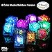 (12 Pack) Multi Color Light-Up LED Ice Cubes,1.37 times 1.37 Inch Square with 8mode color Changing and Flashing Function – Multi Color Version