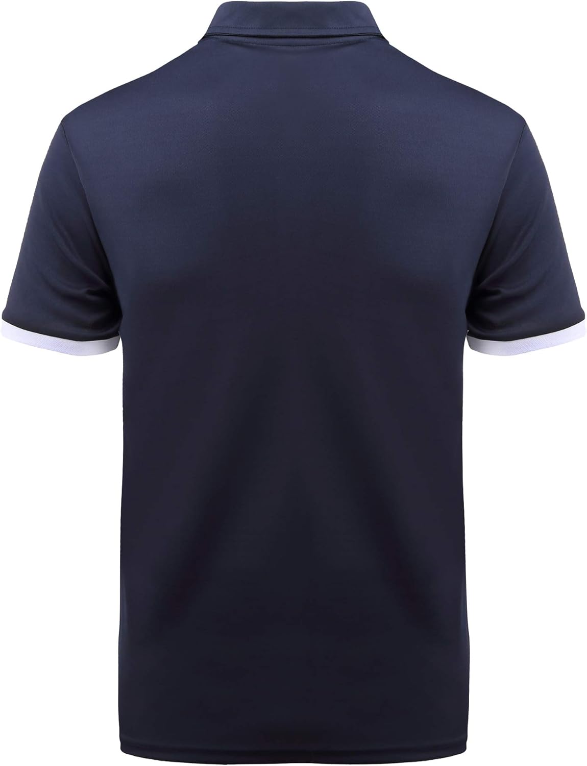 ZITY Mens Polo Shirt Cool Quick-Dry Sweat-Wicking Color Block Short Sleeve Sports Golf Tennis T-Shirt: Clothing