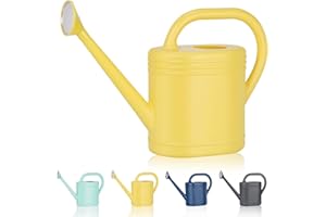 GEGEMAOYI 2 Gallon Watering Can for Indoor Plants, Garden Watering Cans for Outdoor Plant House Flower, Modern Plant Watering Can Large Long Spout with Sprinkler Head