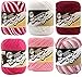 Variety Assortment Lily Sugar'n Cream Yarn 100% Cotton Solids and Ombres (6-Pack) Medium #4 Worsted Bundle Includes Bamboo Knitting Gauge
