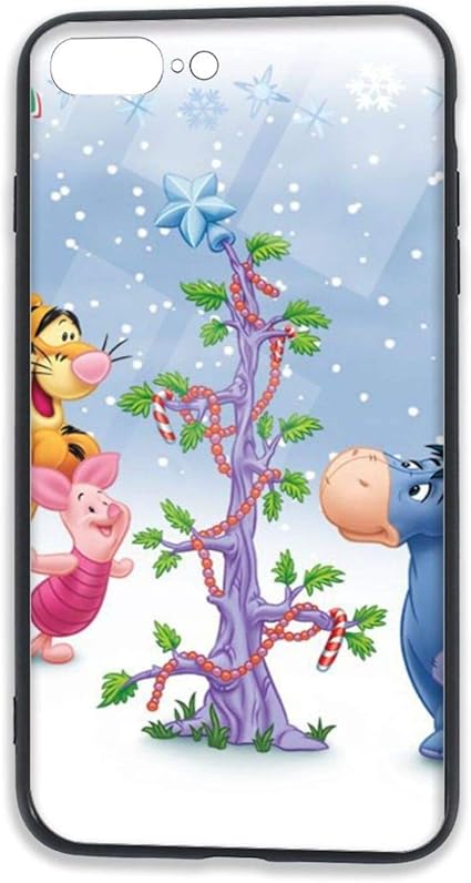 Amazon Co Jp くまのプーさんと仲間たちの壁紙 Iphone7 8 Plus ケース 全面保護 薄型軽量 耐衝撃 おしゃれ 可愛い 人気 高級感 Tpu Electronics Cameras