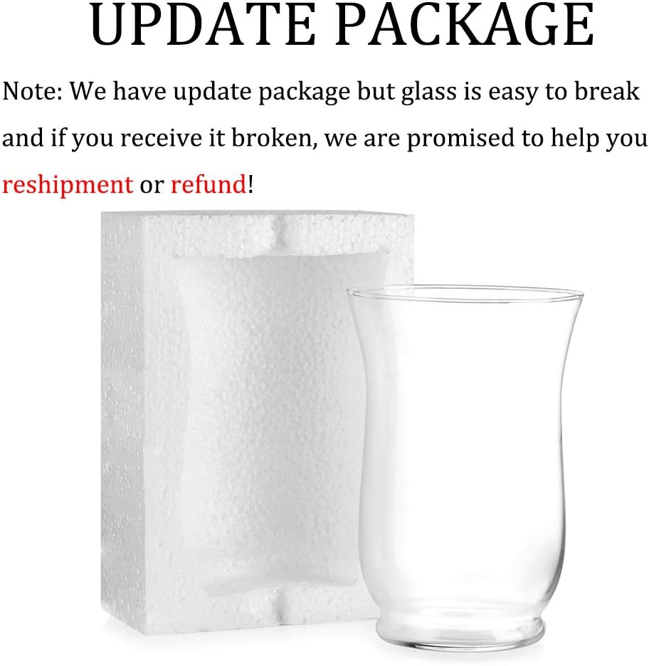 Glass Candle Holder 1 Set(3Pcs) Hurricane Candleholder Multiple Uses for Pillar Votive Tealight Floating Candle, Flower Vase, Terrarium Planter – Perfect as a Wedding Centerpieces Home Decoration: Kitchen & Dining