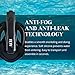 Breathe Under Water Full Face Snorkel Mask with iPhone Waterproof Case, Ocean View 180° (Black, Small/Medium)