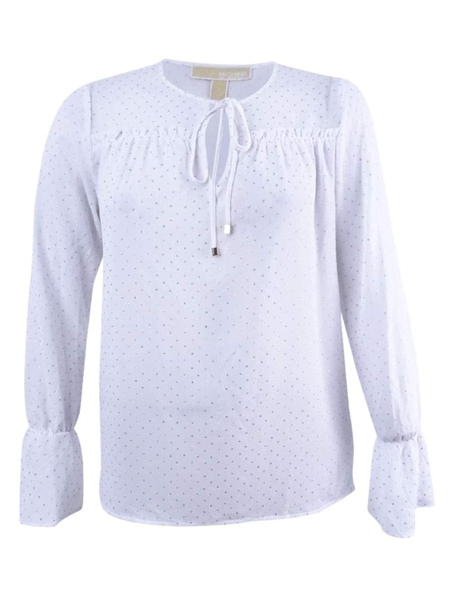 michael kors t shirt womens silver