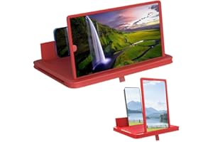 Screen Magnifier Version, 2026 Upgraded 3D HD Mobile Phone Magnifier Projector Screen for Movies,Videos, Gaming, Screen Magni
