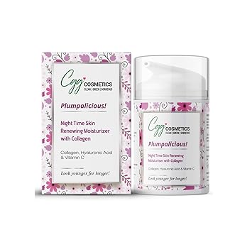 CGG Cosmetics Collagen, Hyaluronic Acid and Vitamin C Night Time Renewing Skin Moisturizer - 50ml