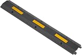 uyoyous 2 Channel Rubber Cable Floor Protector Ramp 100x15x3CM Heavy Duty Garage view 9