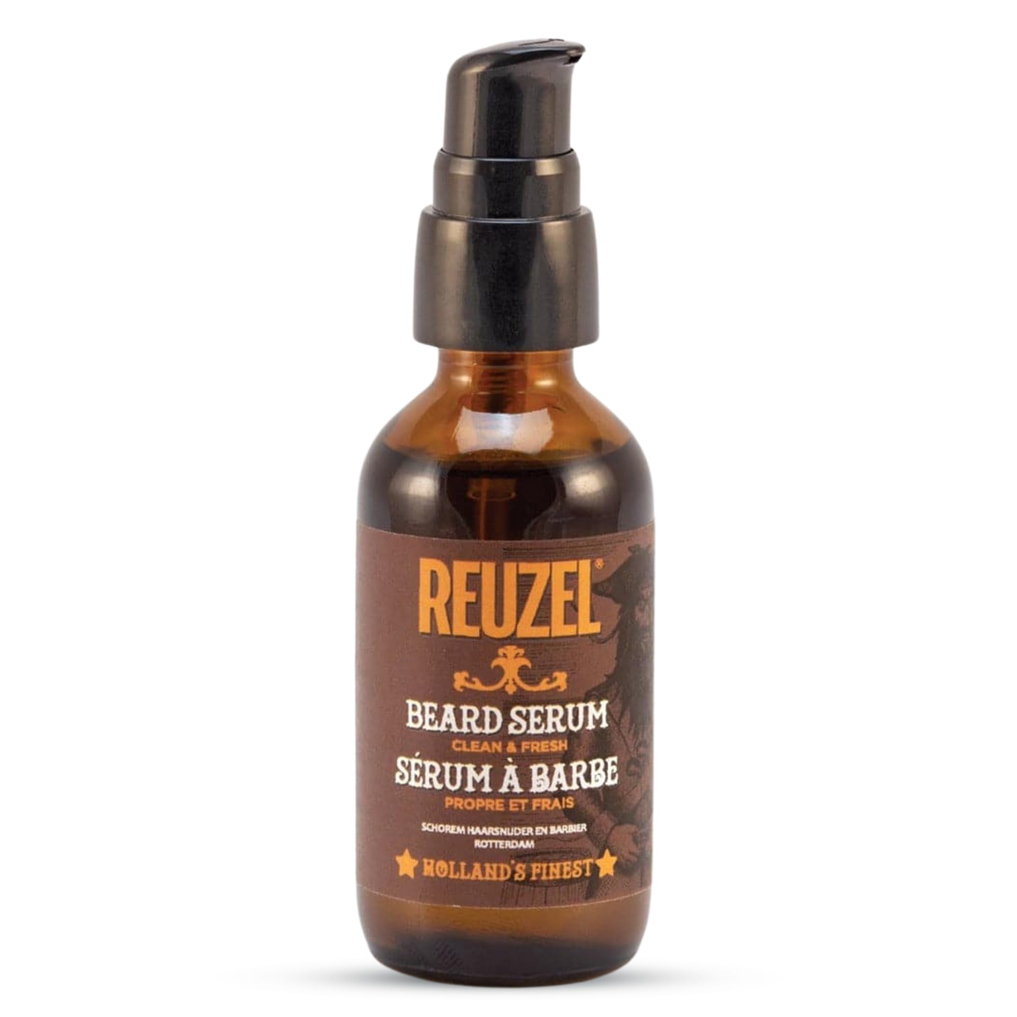REUZEL Clean & Fresh Beard Serum, Hydrating, Non-Comedogenic, Natural, Non-Greasy Finish, For All Skin Types,