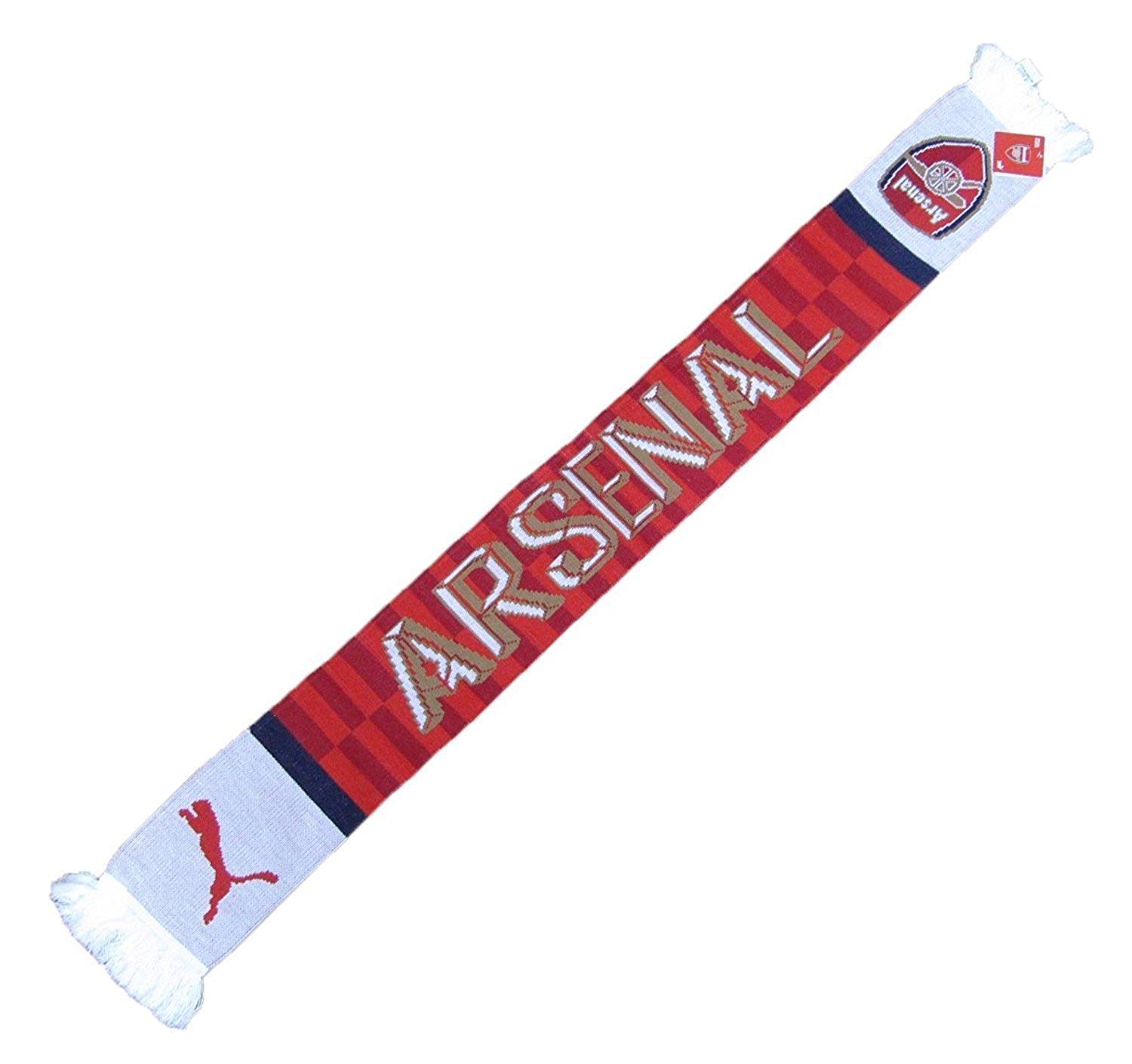 Puma Men's Arsenal Fan Scarf 2016 (red-blue-black-bistre-white)